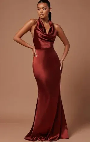 Honey Honey Maroon Dress